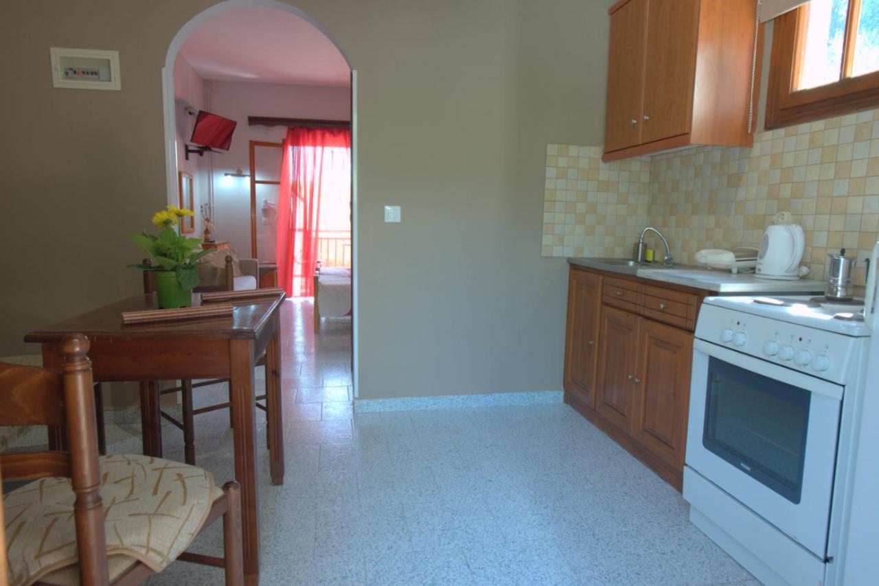 Ilias Apartments Ipsos Bagian luar foto